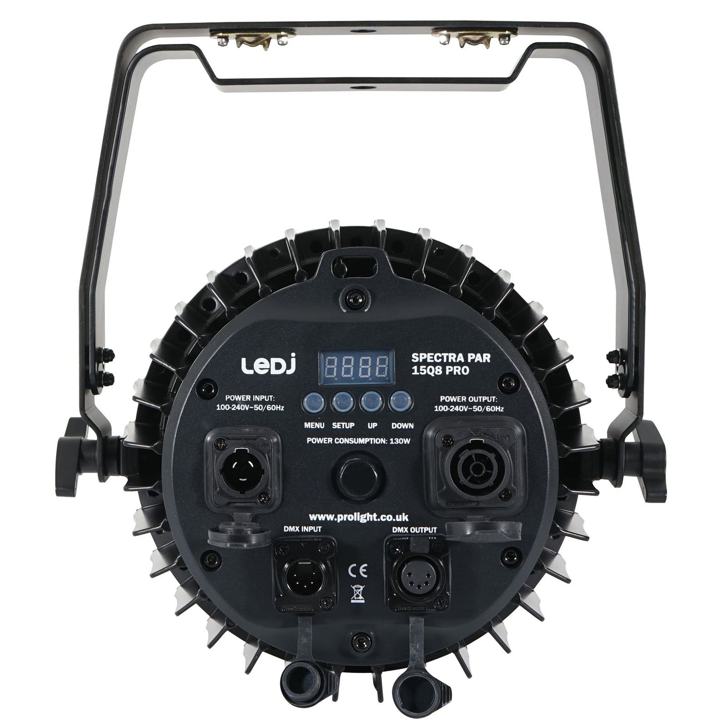 LEDJ Spectra Par 15Q8 PRO Exterior Fixture - Alternate View 8