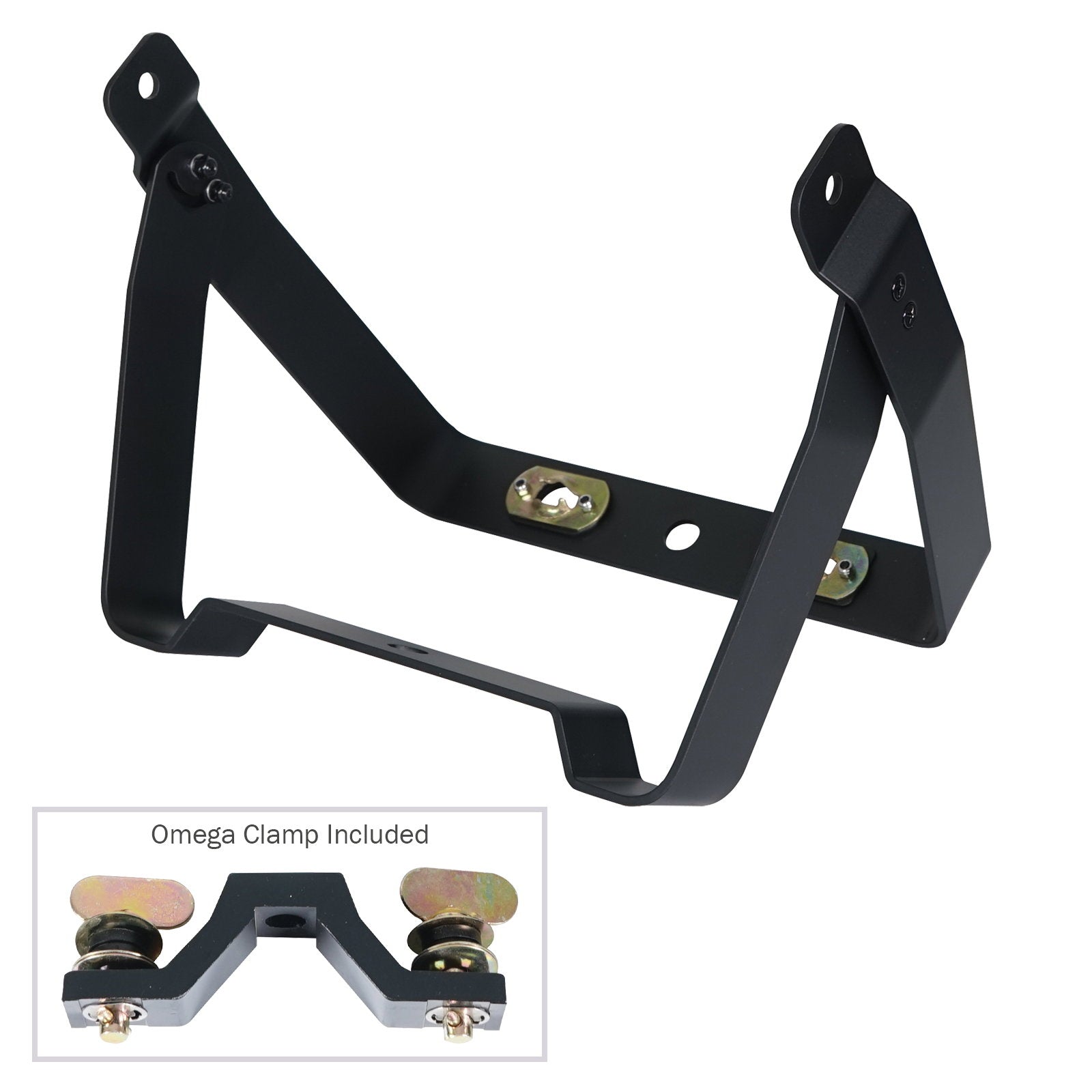 LEDJ Spectra Par 15Q8/15Q8 PRO/12HEX10/12HEX10 PRO Bracket and Omega Clamp Set - Main View