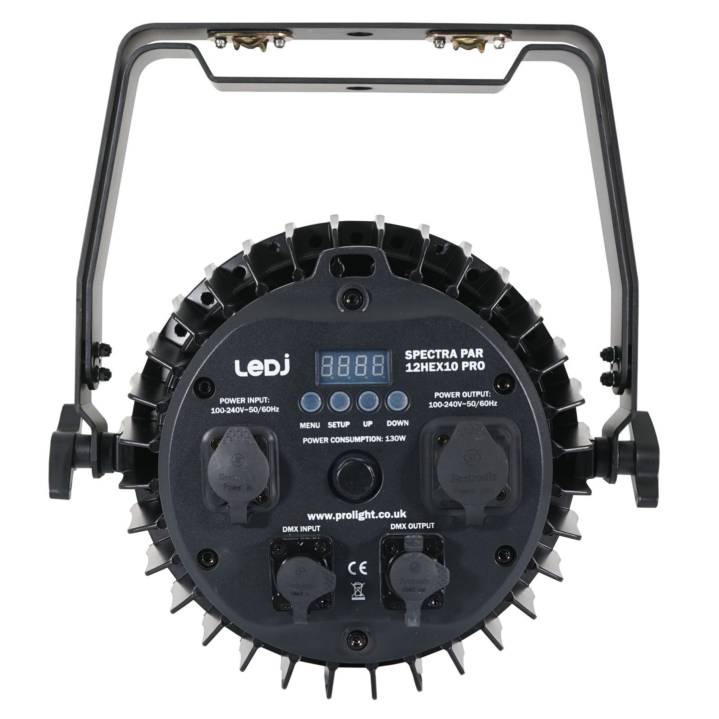 LEDJ Spectra Par 12HEX10 PRO Exterior Fixture - Alternate View 6