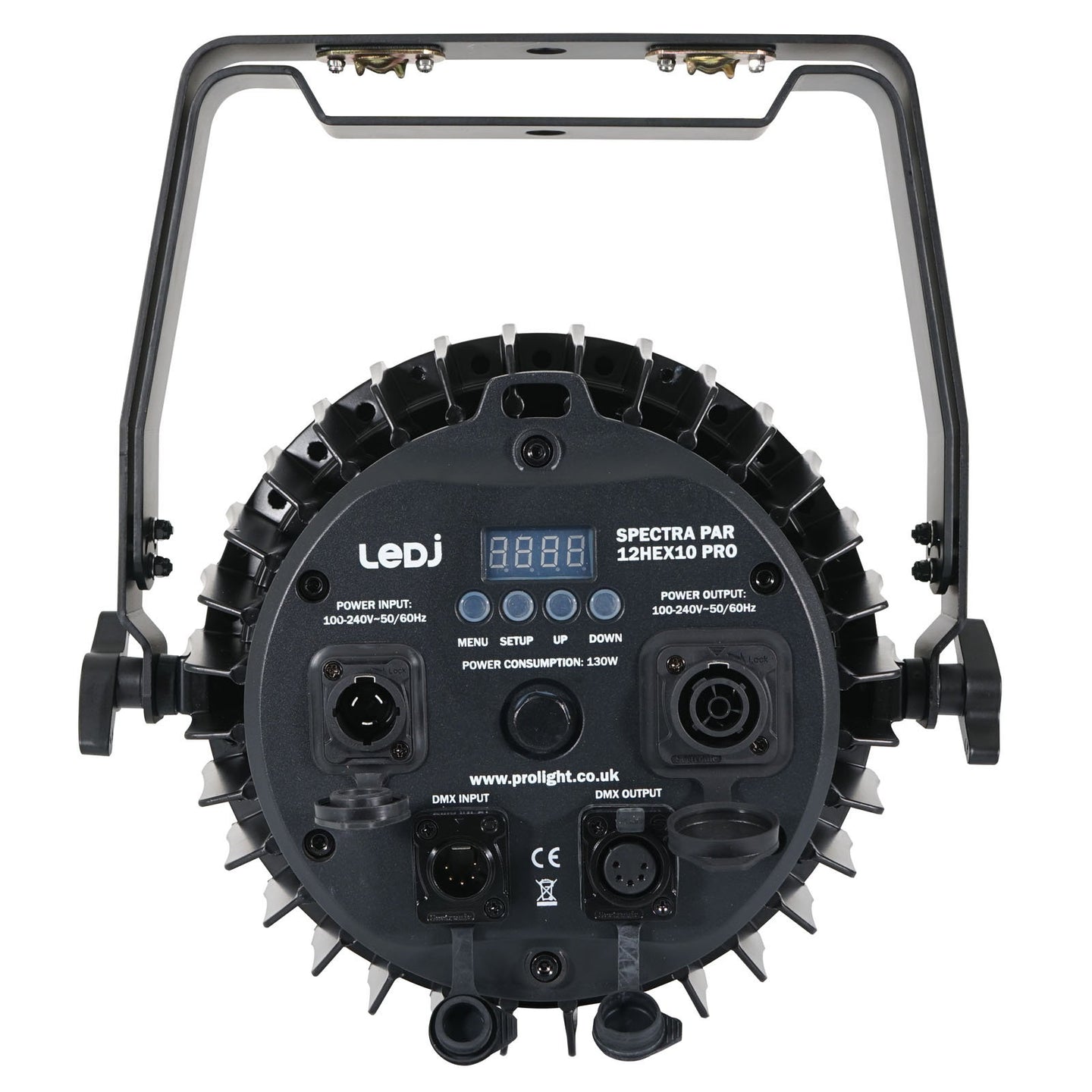 LEDJ Spectra Par 12HEX10 PRO Exterior Fixture - Alternate View 1