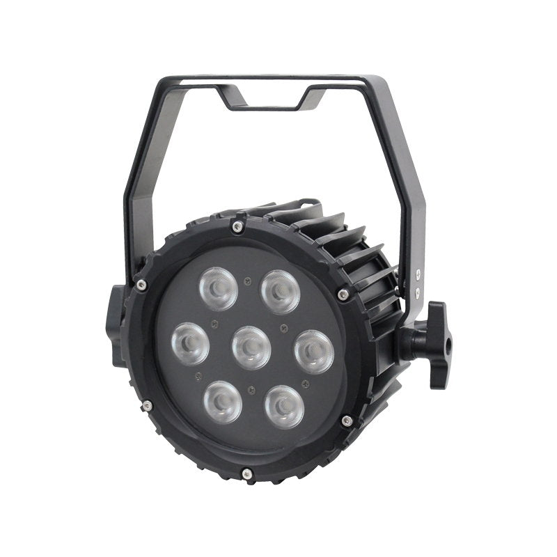 LEDJ Spectra Par 7Q8 Exterior Fixture - Back Panel and Connections
