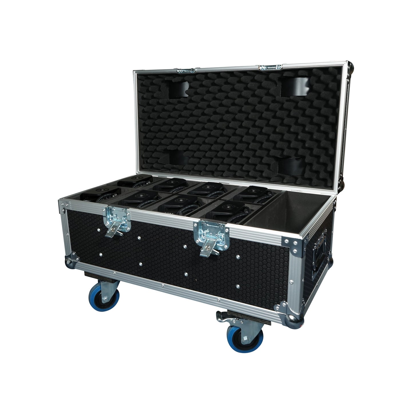 LEDJ 8 Way Spectra Q6 Flight Case - Main View