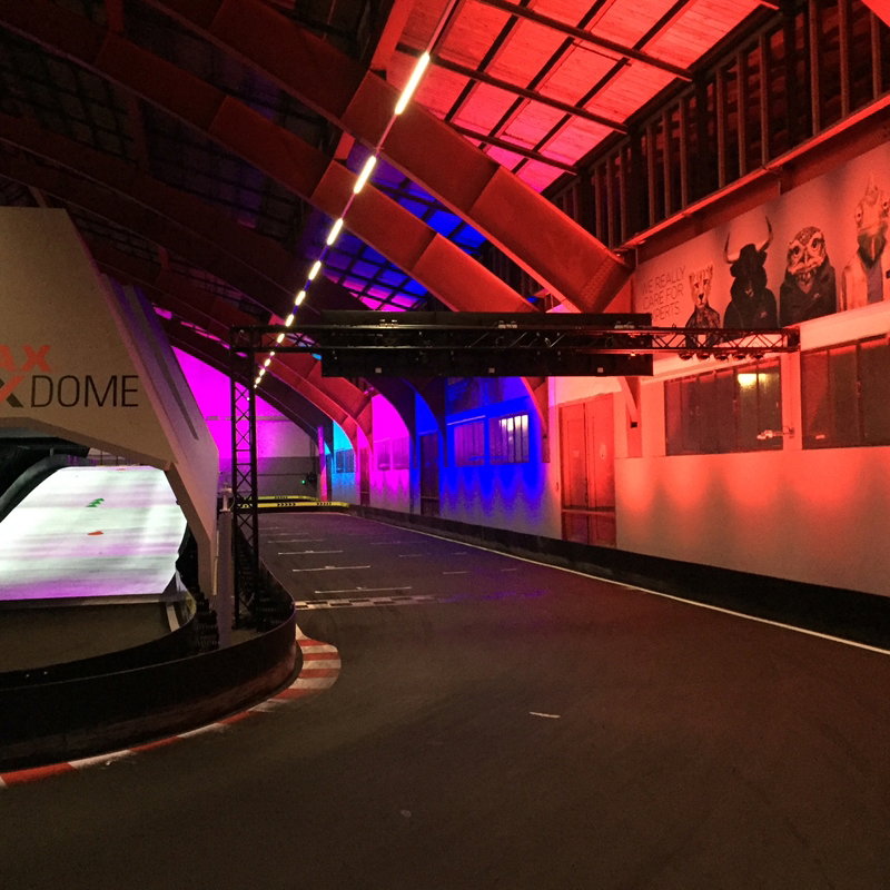 LEDJ Spectra Batten Q16 Exterior Fixture - Back Panel and Connections