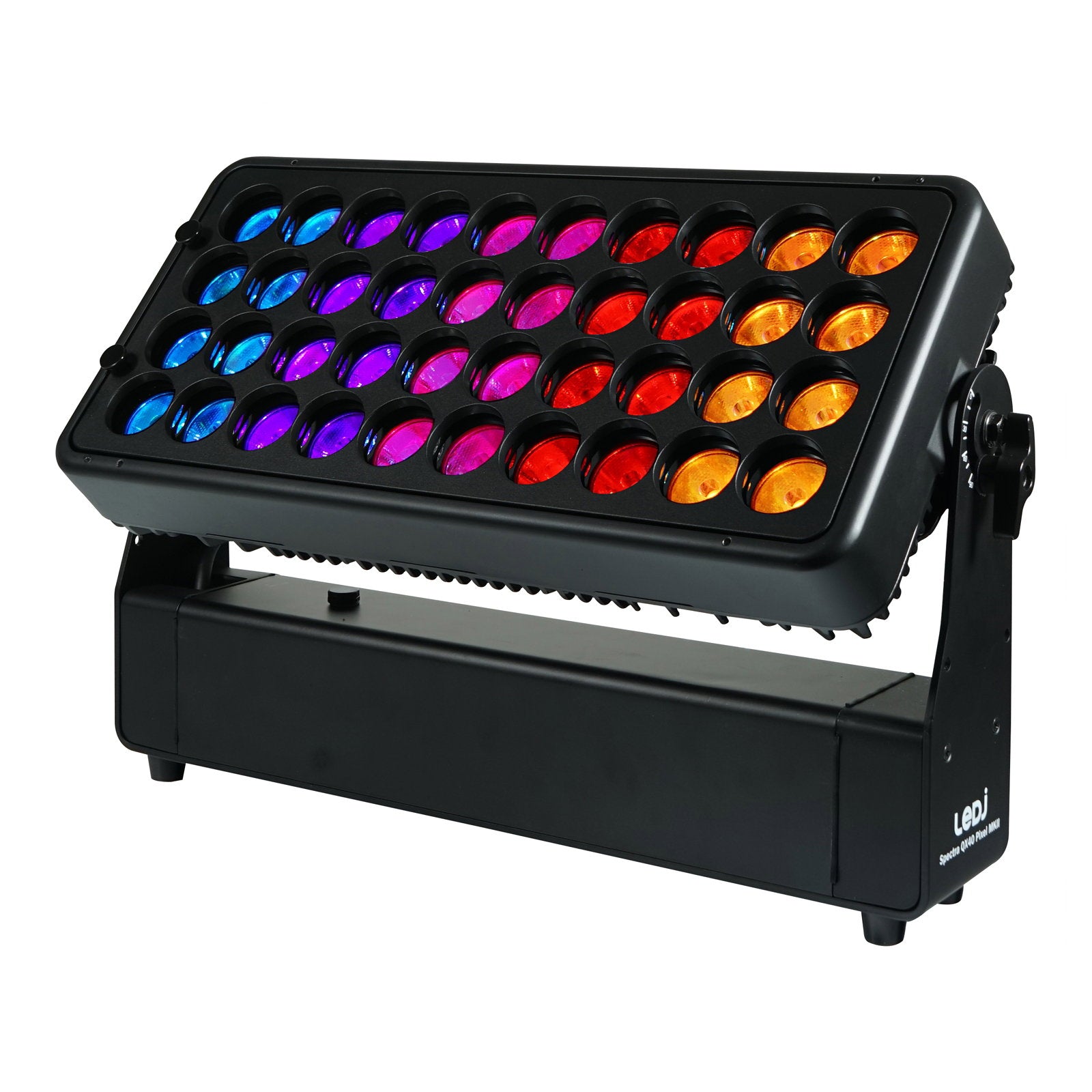 LEDJ Spectra QX40 Pixel MKII Exterior Fixture - Back Panel and Connections