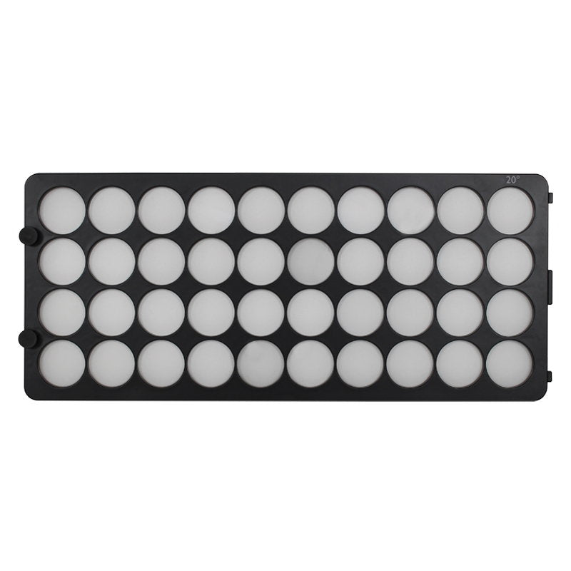LEDJ Spectra QX40 Pixel Exterior Fixture 20 Degree Lens - Back Panel and Connections