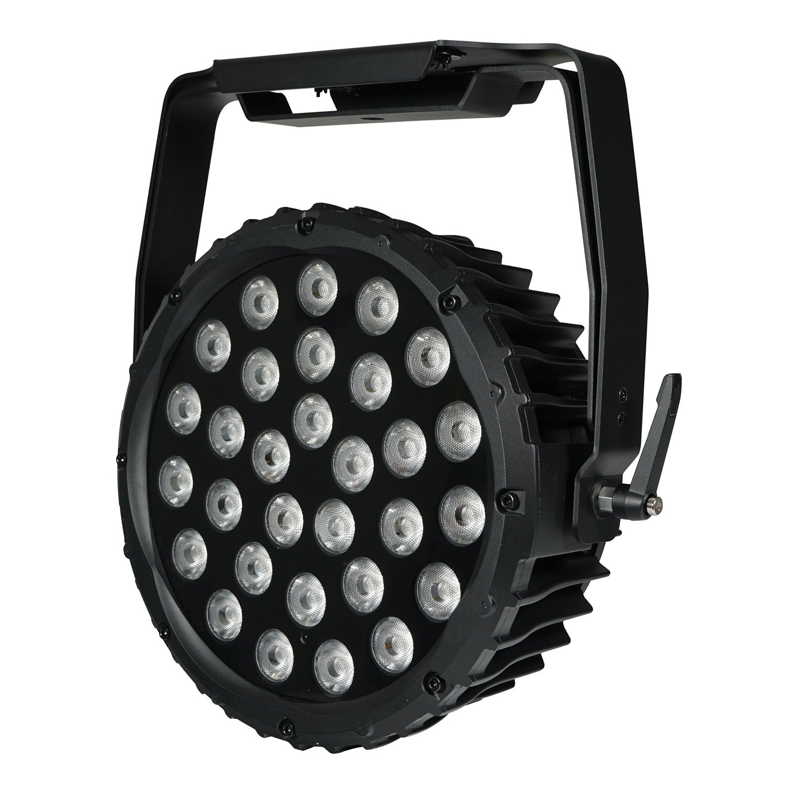 LEDJ Spectra Par 30Q8 PRO Exterior Fixture - Back Panel and Connections