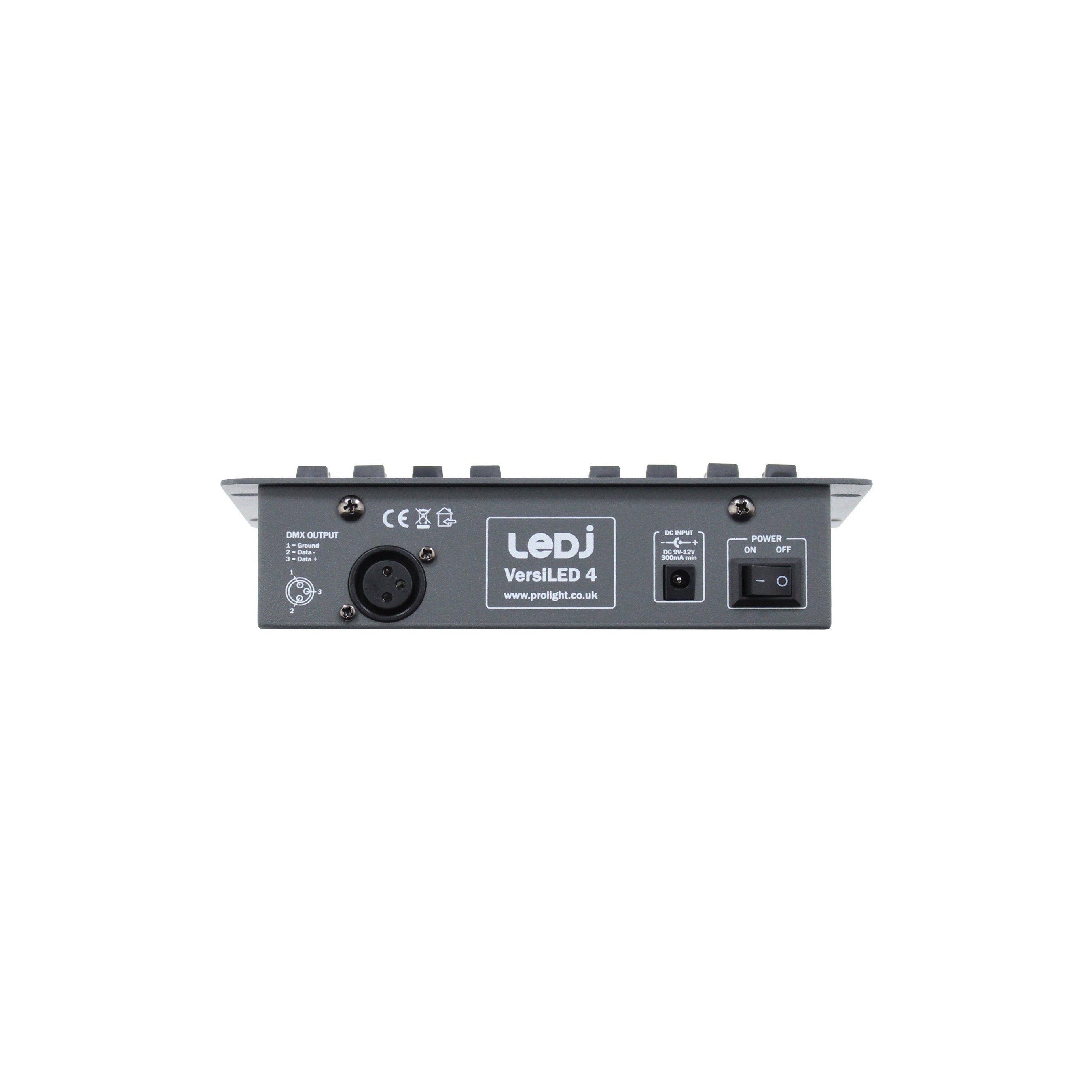 LEDJ VersiLED 4 DMX Controller - Main View
