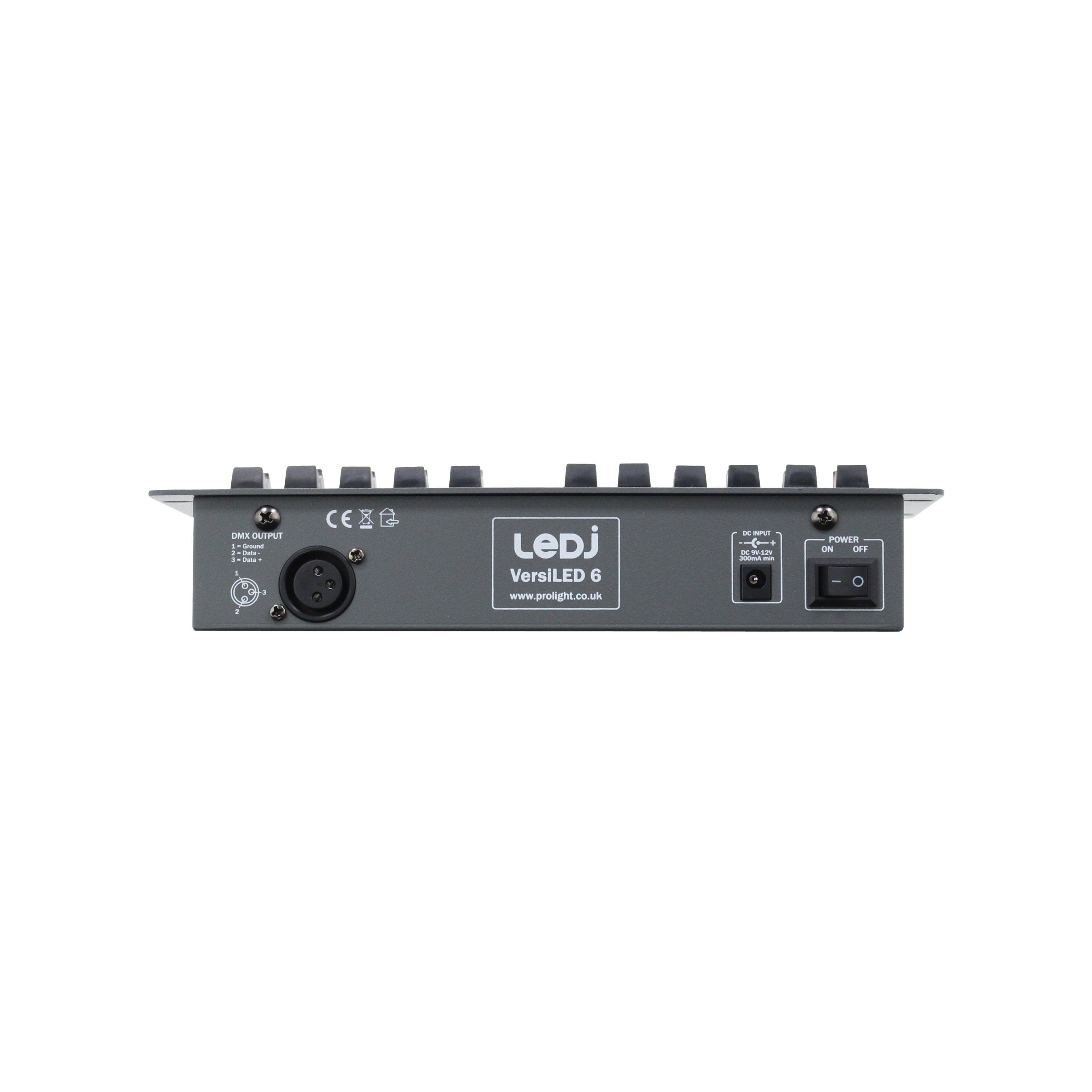 LEDJ VersiLED 6 DMX Controller - Main View