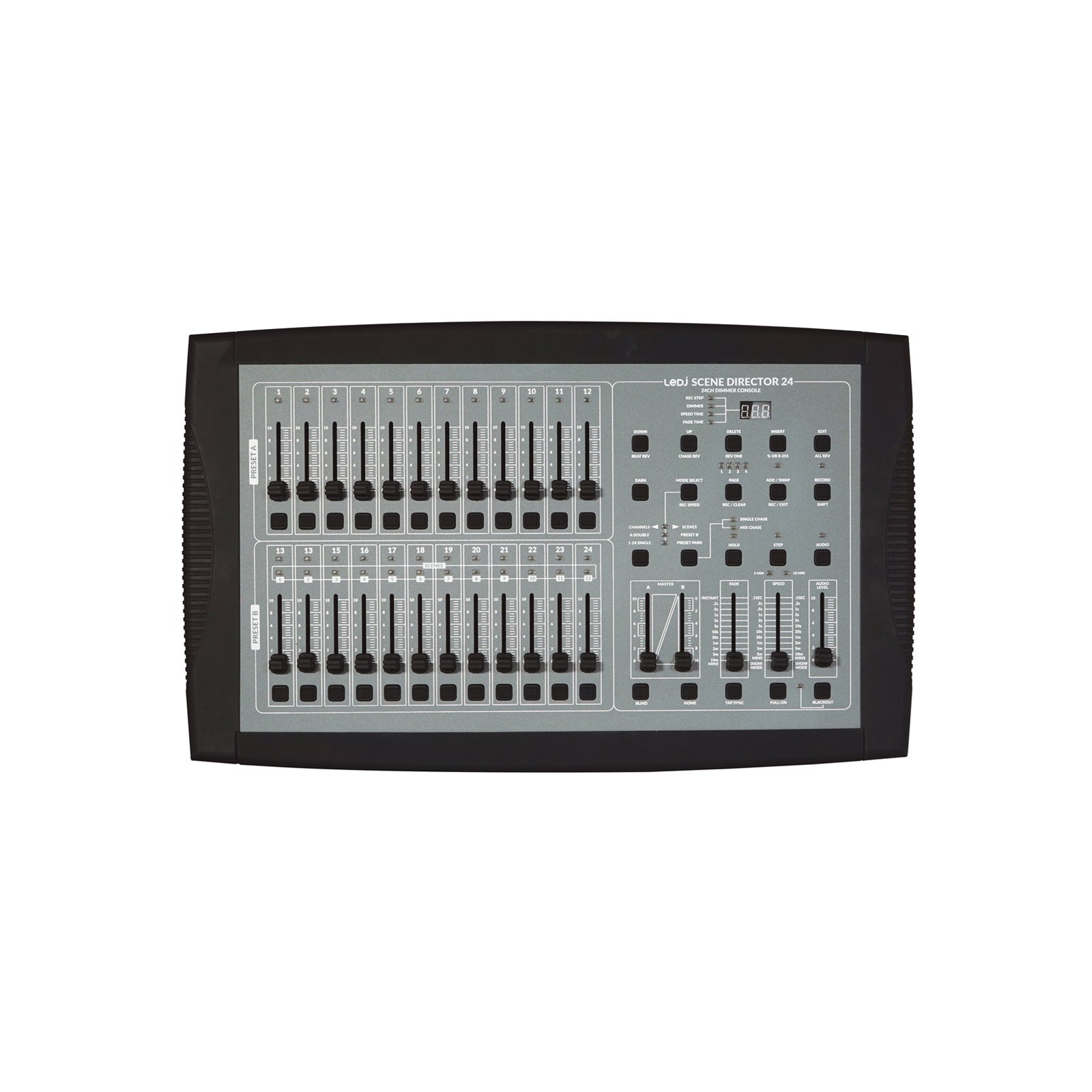 LEDJ Scene Director 24 Dimmer Console - Back Panel and Connections