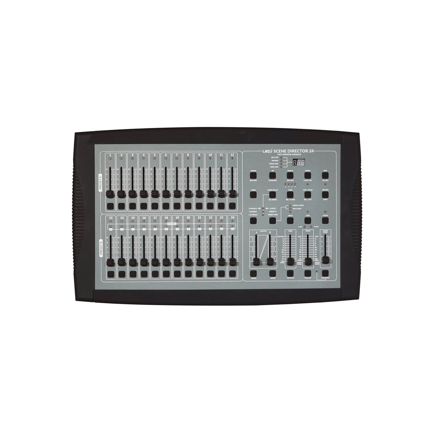 LEDJ Scene Director 24 Dimmer Console - Back Panel and Connections