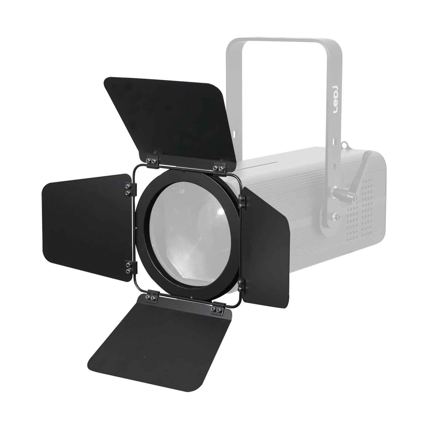 LEDJ Artisan 2000 Dual White/RGBWA Fresnel Replacement Barn Door - Alternate View 1
