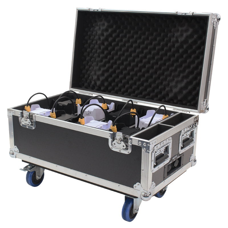 LEDJ 8 Way Rapid QB1 IP Charge Flight Case - Alternate View 1