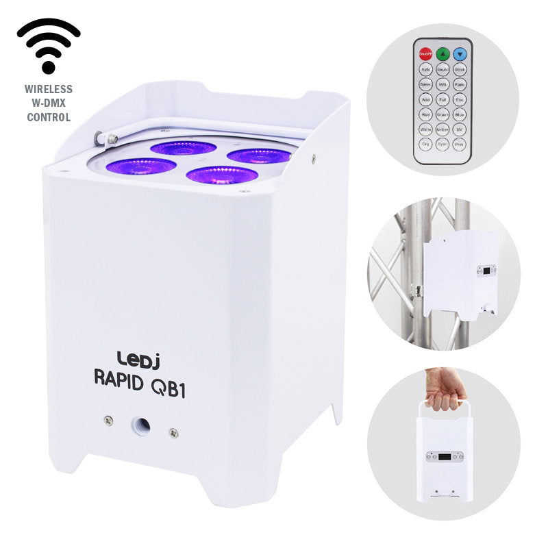 LEDJ Rapid QB1 HEX IP (White Housing) - Alternate View 4