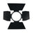 LEDJ 200W COB Par Barn Door - Main View