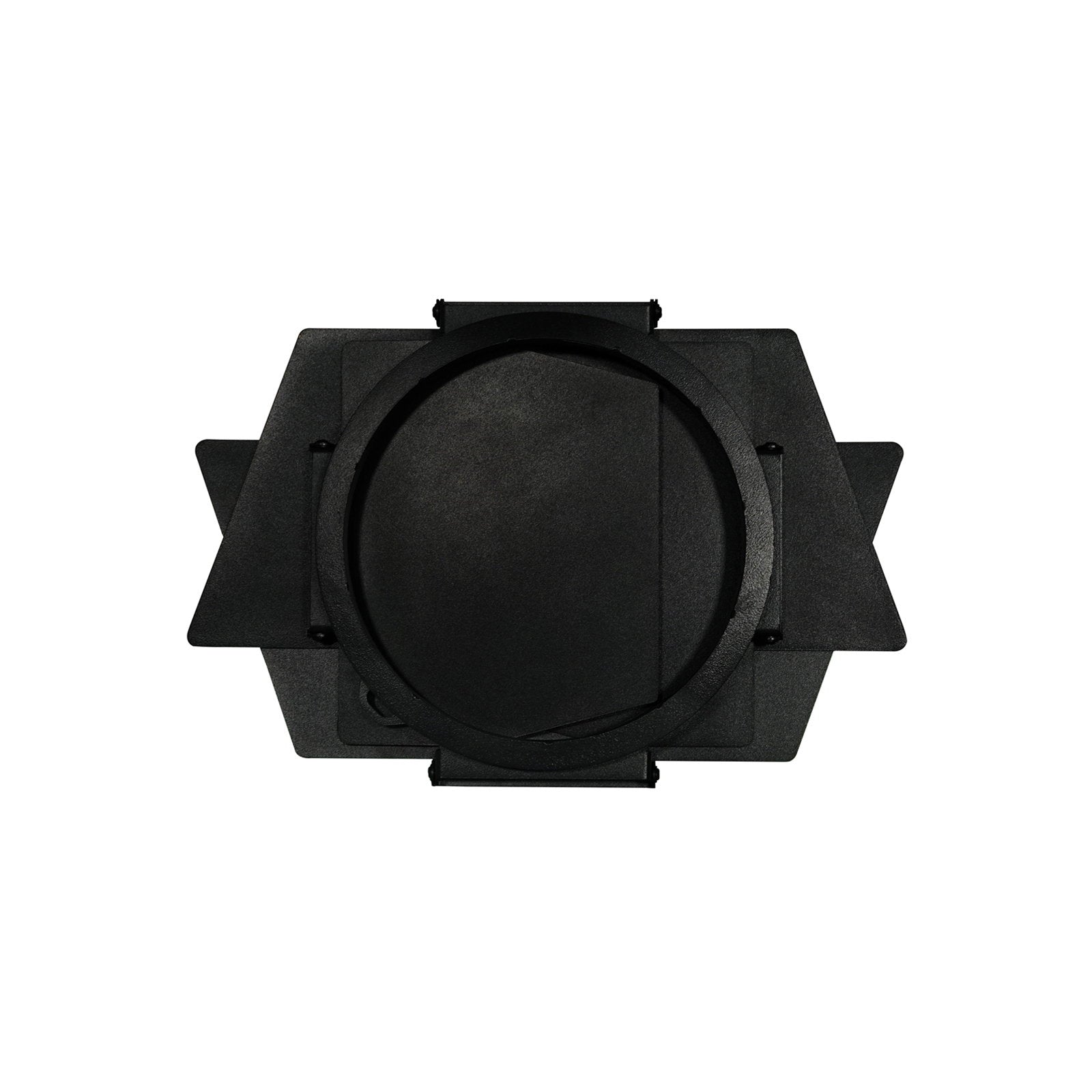LEDJ 200W COB Par Barn Door - Back Panel and Connections