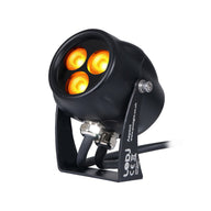 LEDJ Aspect Exterior 9W Amber Feature Light - Back Panel and Connections