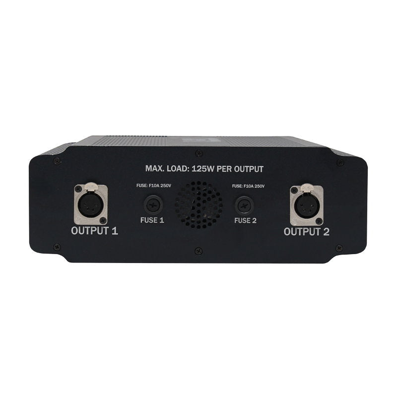 LEDJ Starlit Dance Floor 500W Power Supply - Back Panel and Connections