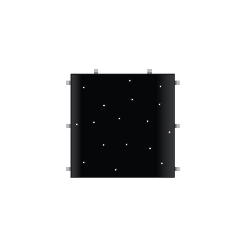 LEDJ Black Starlit 2ft x 2ft Dance Floor Panel (3 sided) - Alternate View 4