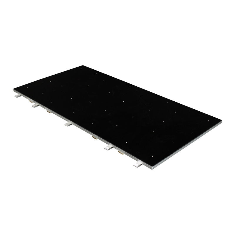 LEDJ Black Starlit 2ft x 4ft Dance Floor Panel - Back Panel and Connections