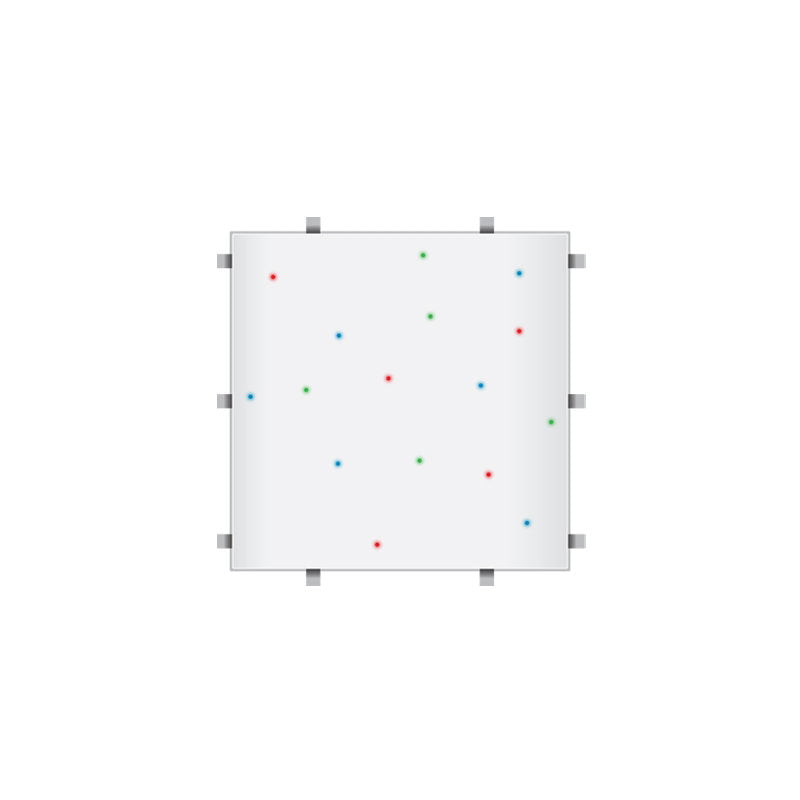 LEDJ White RGB Starlit 2ft x 2ft Dance Floor Panel (4 sided) - Alternate View 5