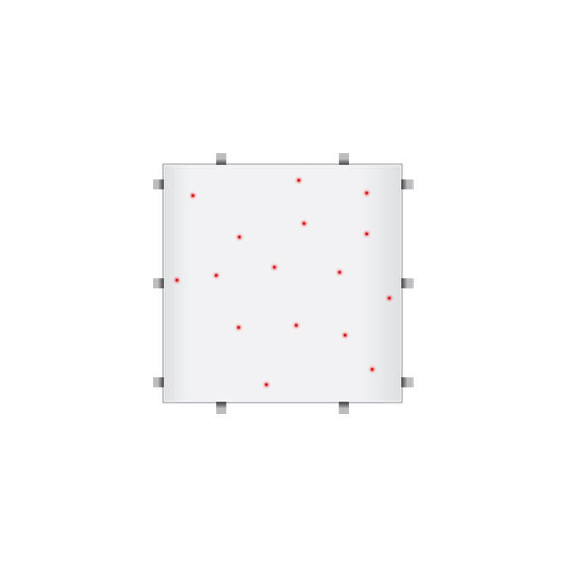 LEDJ White RGB Starlit 2ft x 2ft Dance Floor Panel (4 sided) - Alternate View 8
