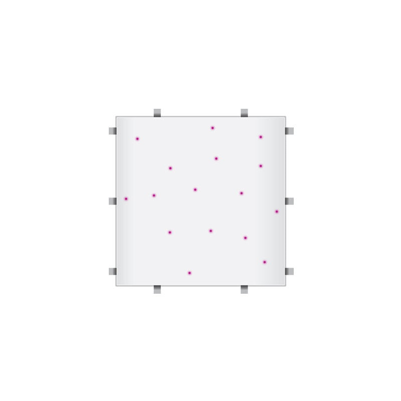LEDJ White RGB Starlit 2ft x 2ft Dance Floor Panel (4 sided) - Alternate View 7