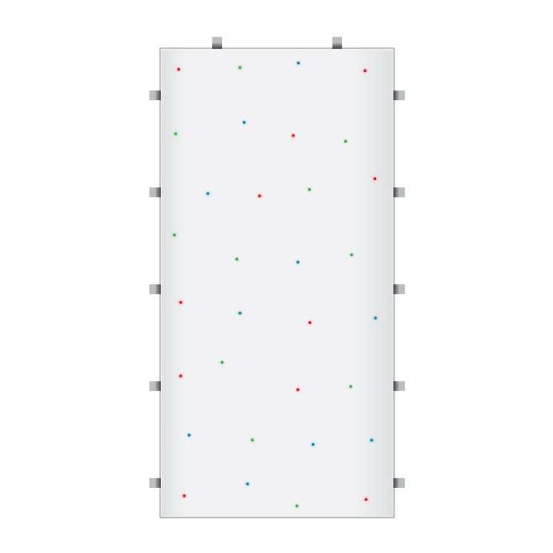 LEDJ White RGB Starlit 2ft x 4ft Dance Floor Panel - Alternate View 5