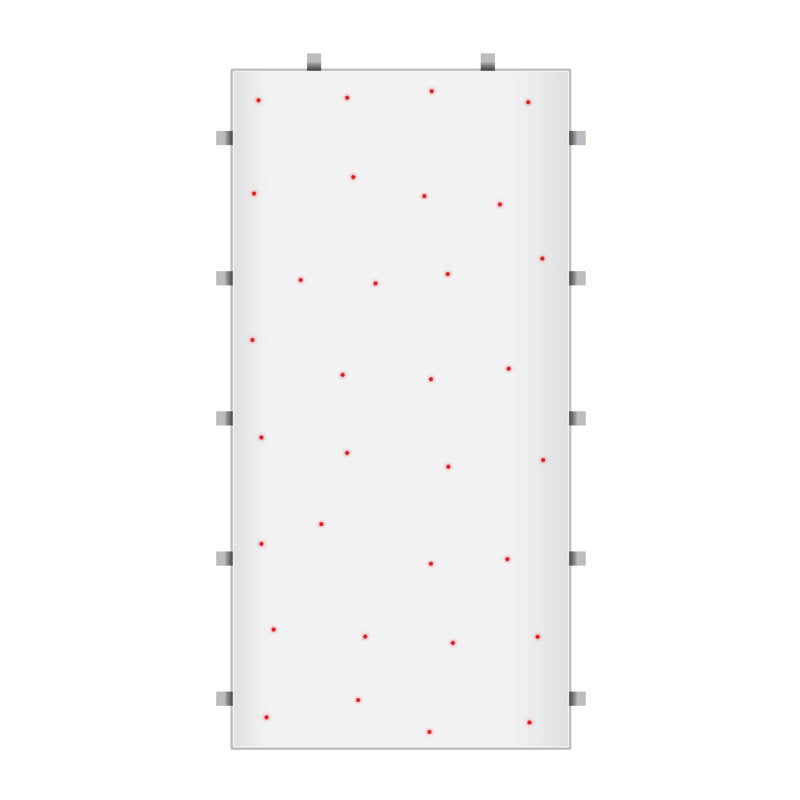 LEDJ White RGB Starlit 2ft x 4ft Dance Floor Panel - Alternate View 7