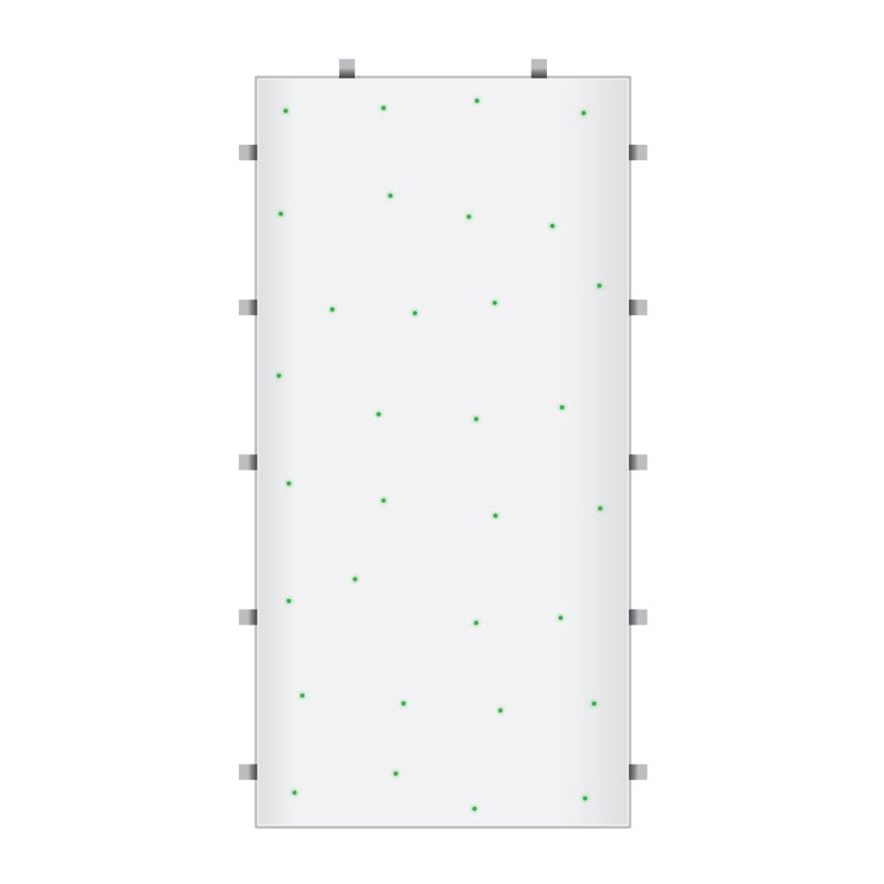 LEDJ White RGB Starlit 2ft x 4ft Dance Floor Panel - Alternate View 6