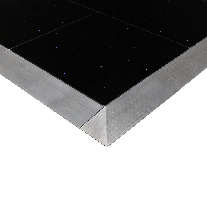 LEDJ Black RGB Starlit 2ft x 2ft Dance Floor Panel (4 sided) - Alternate View 1