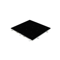 LEDJ Black RGB Starlit 2ft x 2ft Dance Floor Panel (4 sided) - Main View