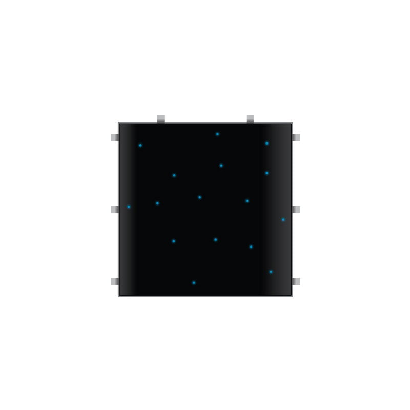 LEDJ Black RGB Starlit 2ft x 2ft Dance Floor Panel (3 sided) - Alternate View 4