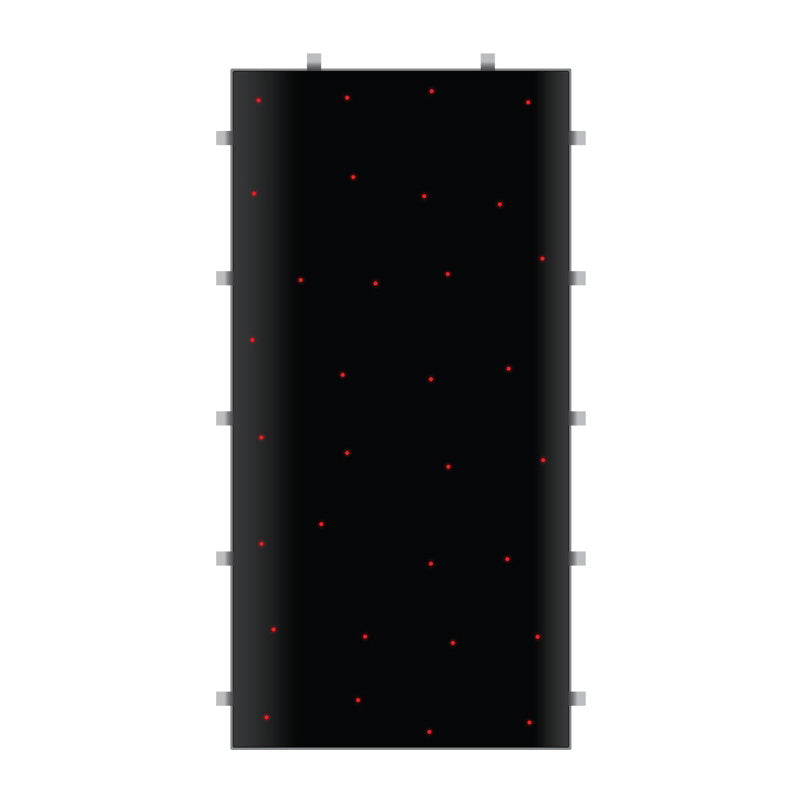 LEDJ Black RGB Starlit 2ft x 4ft Dance Floor Panel - Alternate View 11