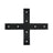 LEDJ TPix Strip MKII 90 Degree 4 Way X Jointing Piece - Main View