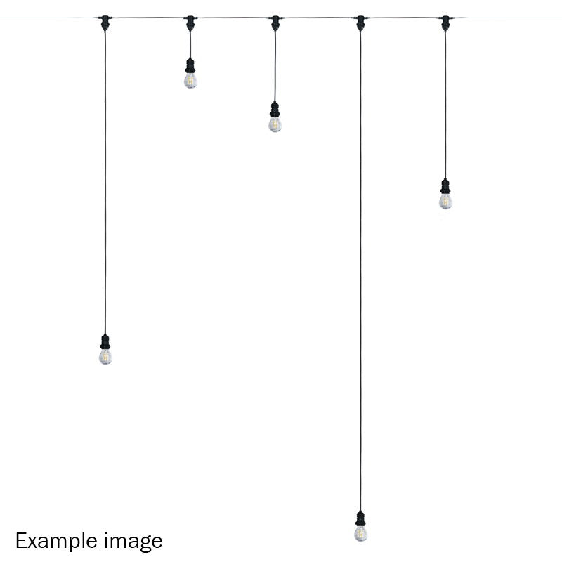 LEDJ 0.5m ES Festoon Pendant - E27 Lamp Holder - Alternate View 1