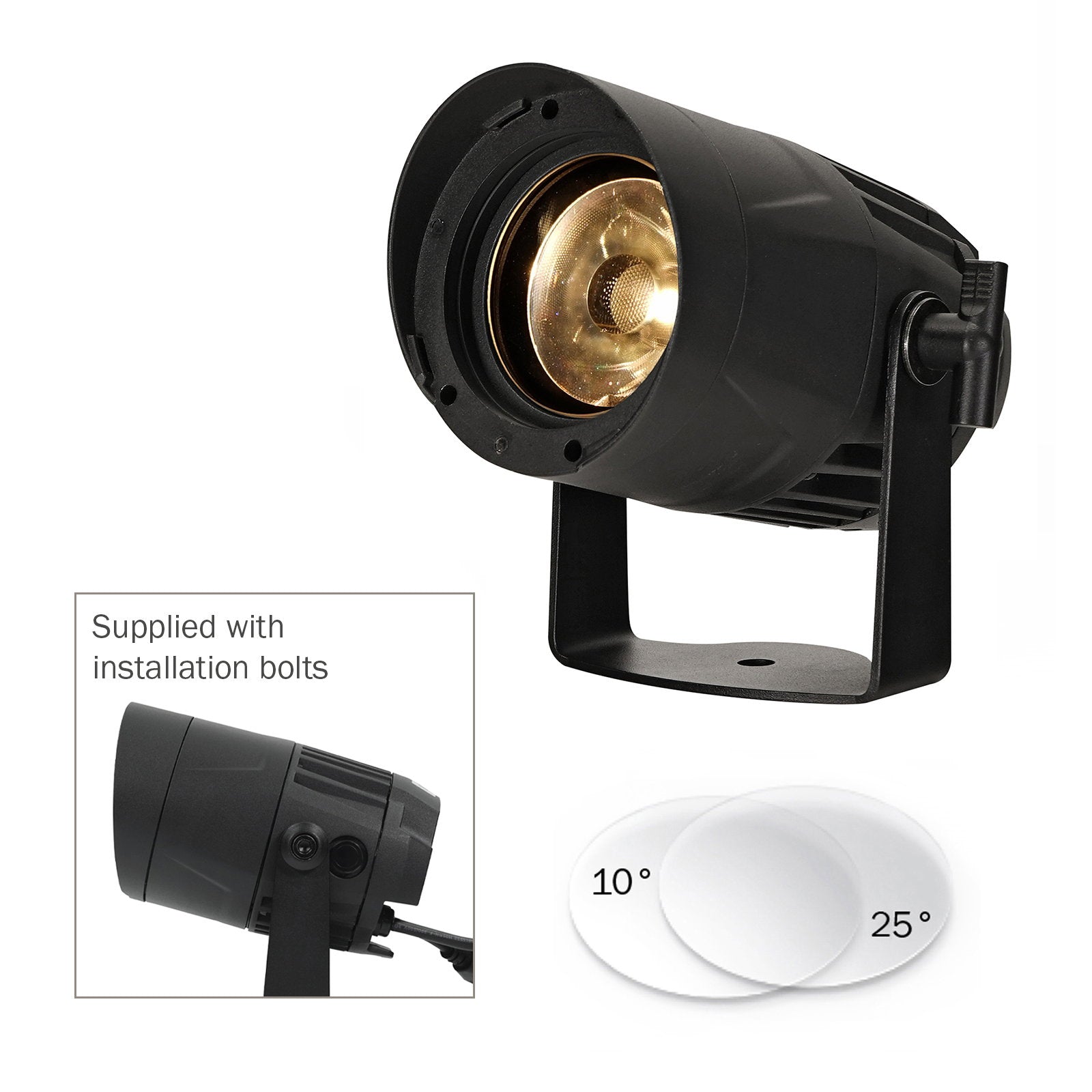 LEDJ Spectra Spot 40 WW Exterior Fixture - Alternate View 8