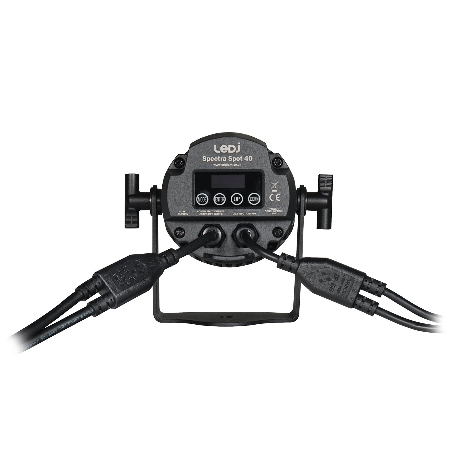LEDJ Spectra Spot 40 RGBW Exterior Fixture - Main View