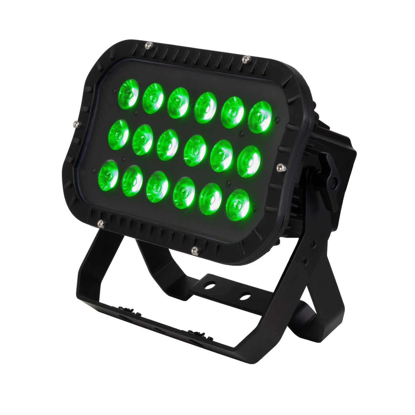 LEDJ Spectra Flood 18HEX10 PRO Exterior Fixture - Back Panel and Connections