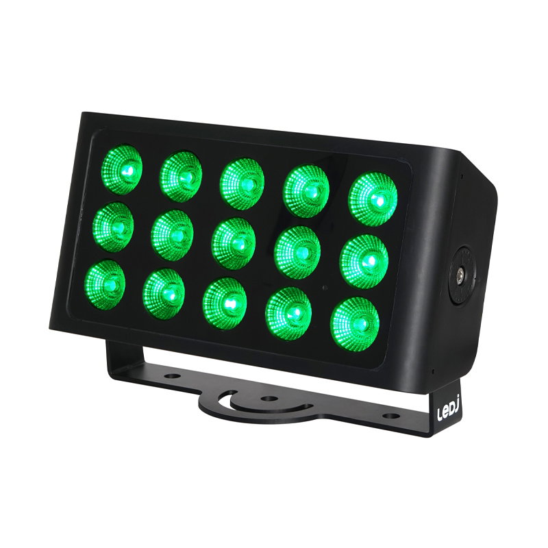 LEDJ Spectra Flood Q15HEX Exterior Fixture - Back Panel and Connections