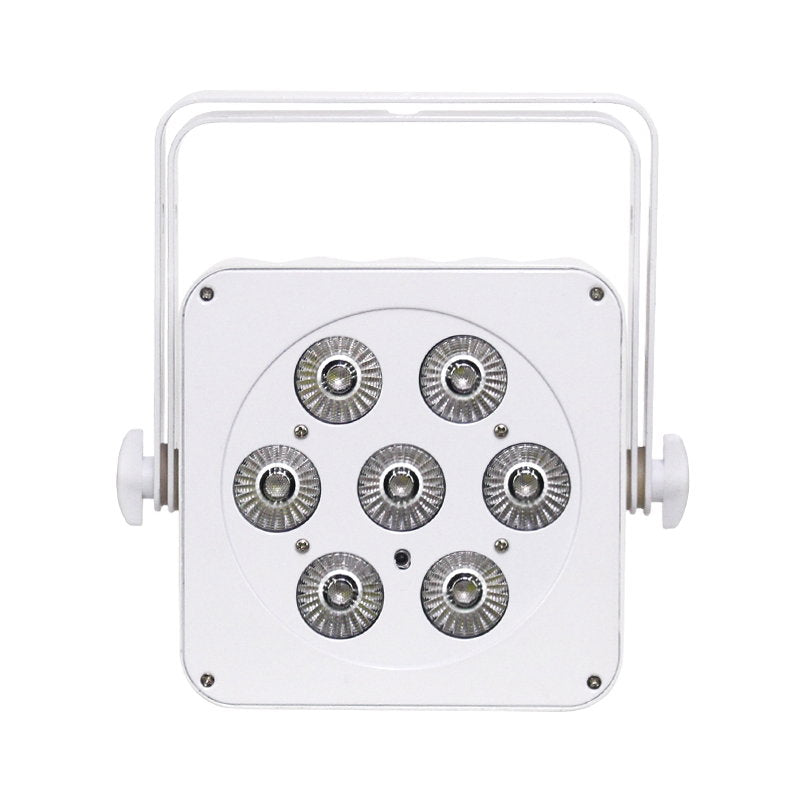 LEDJ Slimline 7Q5 RGBA (White Housing) - Back Panel and Connections