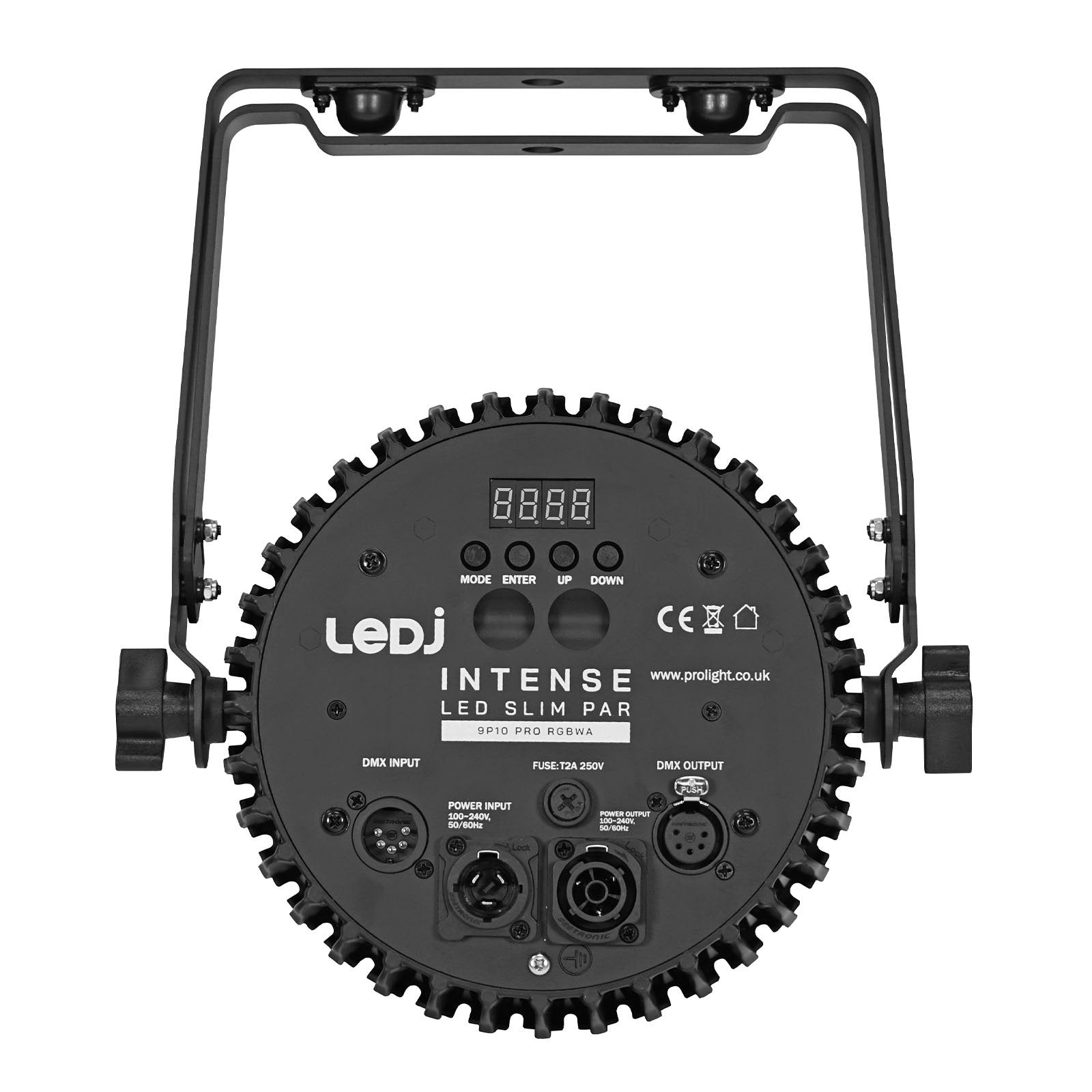 LEDJ Intense 9P10 PRO RGBWA LED Slim Par - Alternate View 3