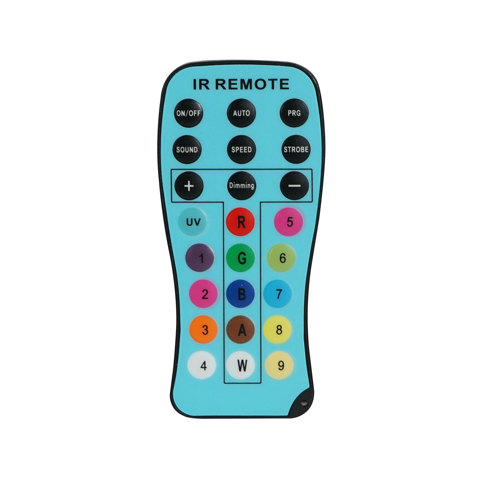LEDJ IR Remote for Spectra HEX Fixtures (RGBWAUV) - Main View