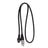LEDJ 1m DMX XLR 3-Pin Female – Hydralock DMX Male Cable - Back Panel and Connections