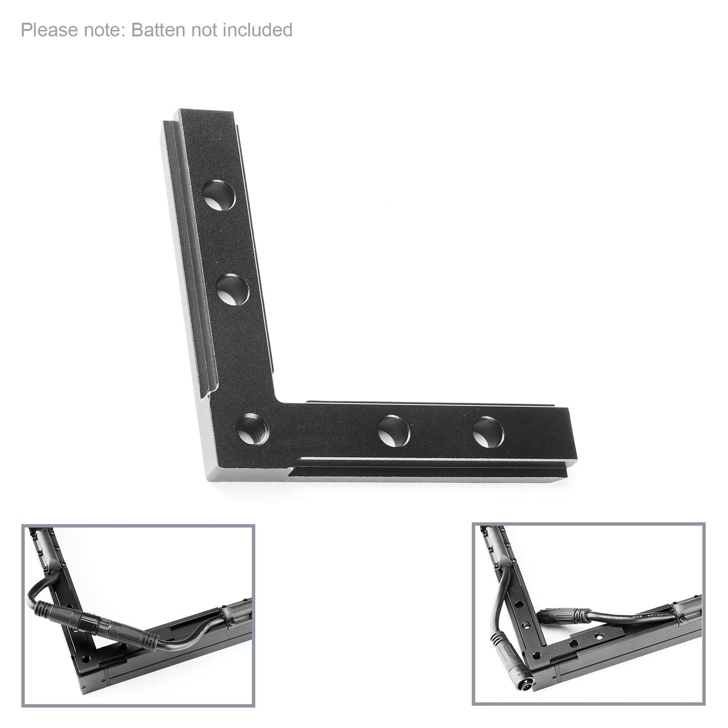 Venutec Blackwave Corner 90 Degree L-Frame Coupler - Main View