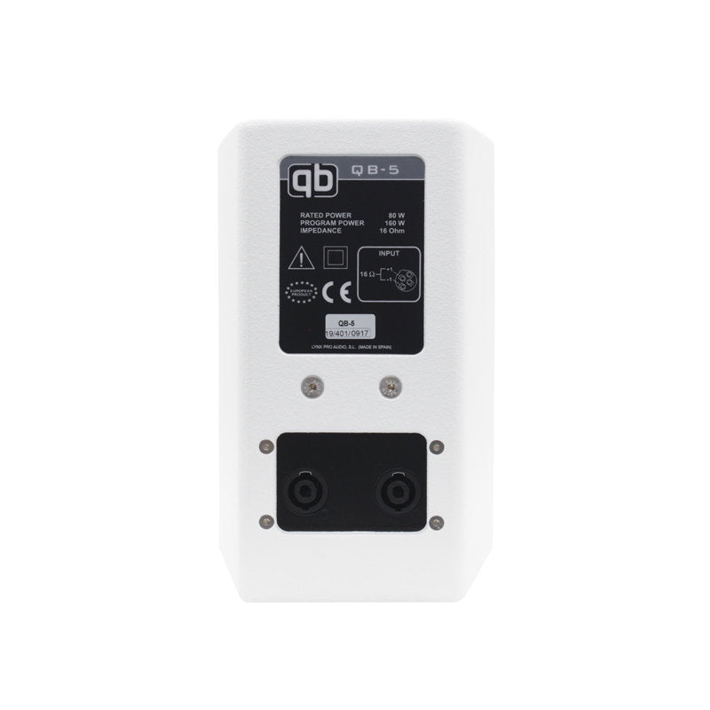 Lynx Pro-Audio QB-5 5" 160W Loudspeaker White (Pair) - Alternate View 3
