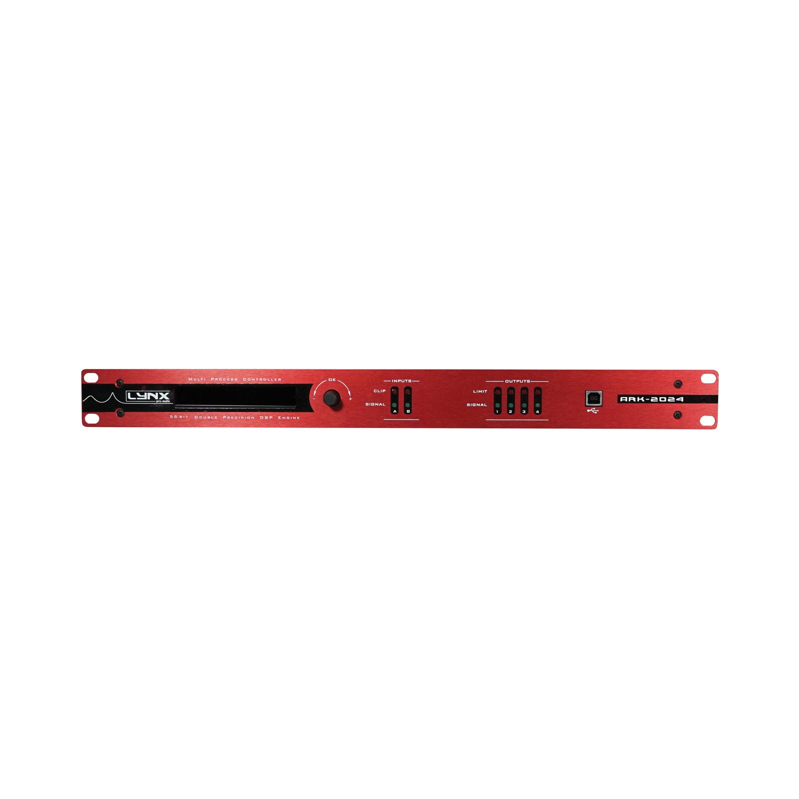 Lynx Pro-Audio ARK-2024 Loudspeaker Processor 56-bit 2 in 4 out - Main View