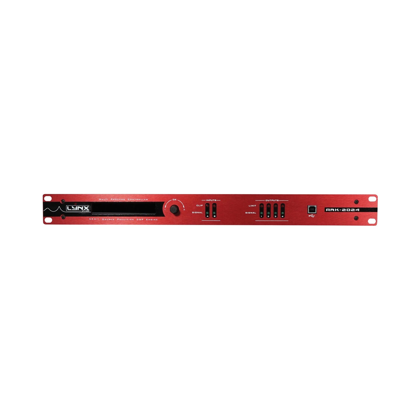 Lynx Pro-Audio ARK-2024 Loudspeaker Processor 56-bit 2 in 4 out - Main View