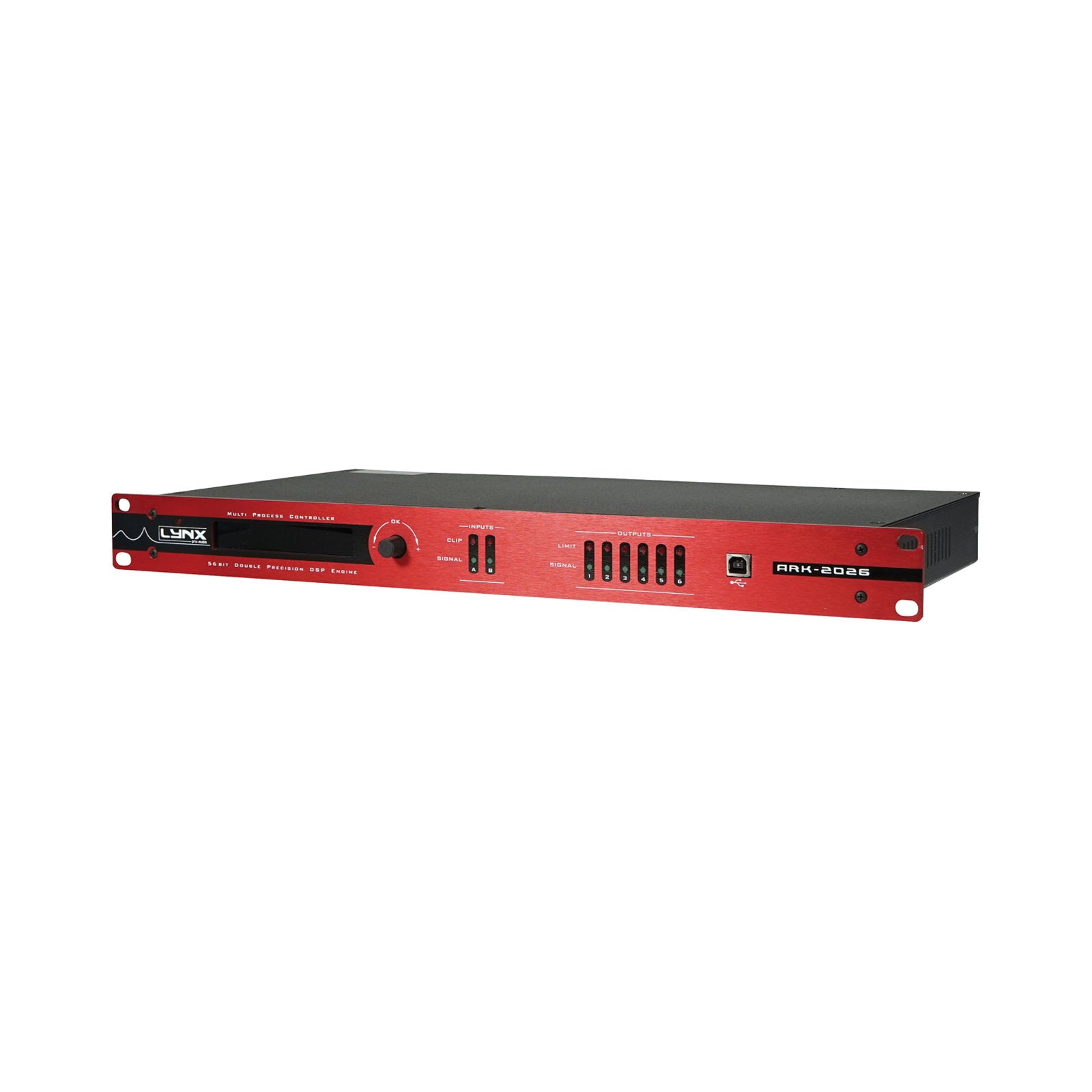 Lynx Pro-Audio ARK-2026 Loudspeaker Processor 56-bit 2 in 6 out - Main View