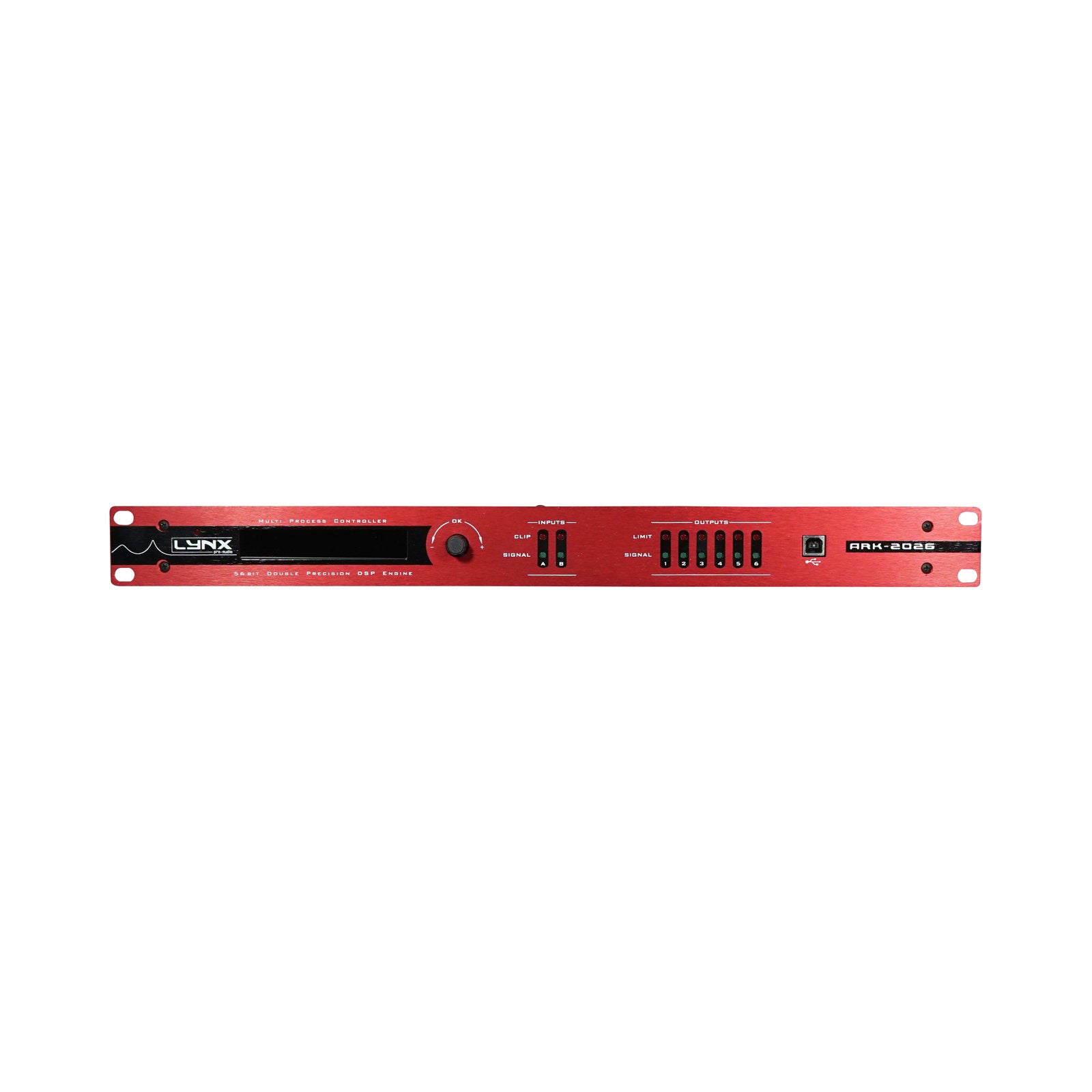 Lynx Pro-Audio ARK-2026 Loudspeaker Processor 56-bit 2 in 6 out - Alternate View 1