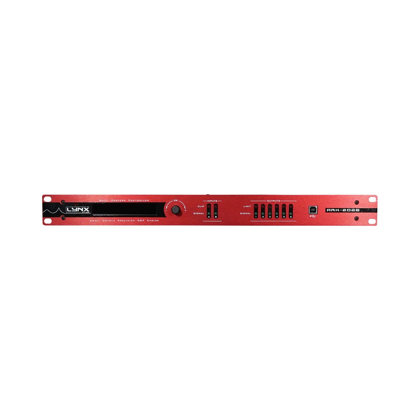 Lynx Pro-Audio ARK-2026 Loudspeaker Processor 56-bit 2 in 6 out - Alternate View 1